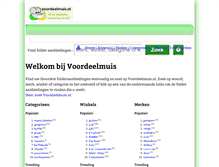 Tablet Screenshot of bijenkorfwww.voordeelmuis.nl