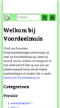 Mobile Screenshot of ewww.voordeelmuis.nl