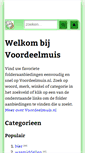 Mobile Screenshot of nl.voordeelmuis.nl