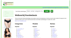 Desktop Screenshot of htwww.voordeelmuis.nl