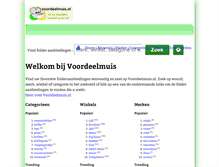 Tablet Screenshot of htwww.voordeelmuis.nl
